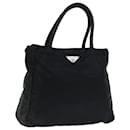 PRADA Hand Bag Nylon Black Auth fm3210 - Prada