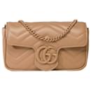 GUCCI GG Marmont Bag in Beige Leather - 101784 - Gucci