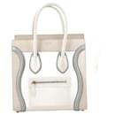 CELINE Shiny Smooth calf leather Micro Tri-Color Luggage Natural - Céline