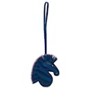 Hermès Blue Gee Gee Savannah Zebra Bag Charm