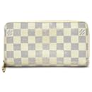 Louis Vuitton White Damier Azur Zippy Wallet