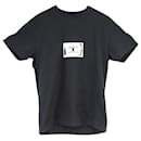 Camiseta com logotipo estampado Givenchy em jersey de algodão preto