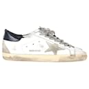Golden Goose Superstar Low-Top Sneakers in White Leather