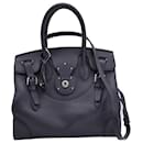Ralph Lauren Ricky 33 Bag in black calf leather leather