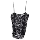 Nili Lotan Lace Camisole in Black Polyester