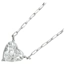 18Collier pendentif cœur diamant en or k et platine - Autre Marque