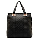 Gucci Guccissima Leather Bamboo Bar Vertical Tote Leather Tote Bag 355773 in Good condition