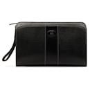 Leather Clutch Bag - Burberry