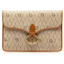 Honeycomb Canvas Clutch Bag - Dior