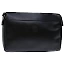GIVENCHY Clutch Bag Leather Black Auth bs12942 - Givenchy