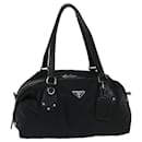 PRADA Shoulder Bag Nylon Black Auth 68824 - Prada