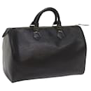 Louis Vuitton Epi Speedy 35 Hand Bag Black M42992 LV Auth 67956