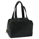 LOEWE Anagram Hand Bag Leather Black Auth am5935 - Loewe
