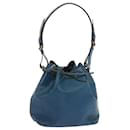 LOUIS VUITTON Epi Petit Noe Shoulder Bag Blue M44105 LV Auth 67695 - Louis Vuitton