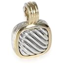 David Yurman Sculpted Cable Enhancer Pendant in 18k yellow gold/sterling silver