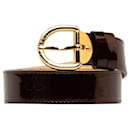 Cinturón Vernis con monograma morado de Louis Vuitton
