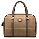 Burberry Brown Vintage Check Handbag