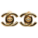 Clipe Turnlock CC em brincos - Chanel