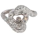 Chopard Happy Diamond Heart  Ring in 18K white gold 0.86 ctw