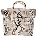 Burberry Natural Python & Pale Drift Leather Small Belt Bag