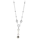 Cartier Himalia Perlen-Diamant-Halskette in 18K Weißgold 2.5 ctw