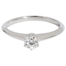 TIFFANY & CO. Bague solitaire diamant en platine H VS1 0.26 ctw - Tiffany & Co