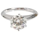 TIFFANY & CO. Anel de noivado solitário de diamante em platina H VS1 1.53 ct - Tiffany & Co