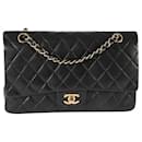 Chanel Black Quilted Lambskin Medium Classic lined Flap Bag