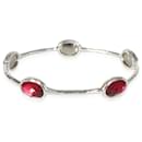 Ippolita Rock Red linedt Candy Bracelet in  Sterling Silver - Autre Marque