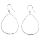 ppolita Classico Hammered Teardrop Earrings with Diamonds in Sterling Silver - Autre Marque
