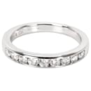 TIFFANY & CO. Conjunto de canais 9 Aliança de casamento de diamante em platina, 1/3 ctw - Tiffany & Co