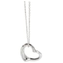 TIFFANY & CO. Pingente de coração aberto Elsa Peretti em uma corrente em prata de lei - Tiffany & Co