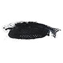 Black fishnet beret - Autre Marque