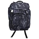 Prada Tessuto Camouflage Backpack in Navy Blue Nylon