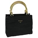 PRADA Hand Bag Nylon Black Auth bs12898 - Prada