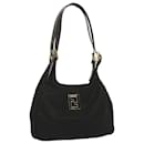 FENDI Shoulder Bag Nylon Black Auth ep3642 - Fendi