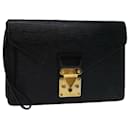 LOUIS VUITTON Epi Serie Dragonne Hand Bag Black M52612 LV Auth th4658 - Louis Vuitton
