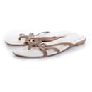 Tods, sand-colored suede sandals. - Tod's