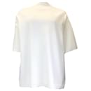 Alaia White Oversized Short Sleeved Knit Top - Autre Marque