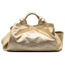 Gold Loewe Nappa Aire Handbag