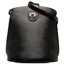 Bolso de hombro Louis Vuitton Epi Cluny negro