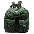 Green Prada Tessuto Backpack