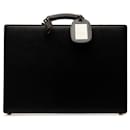Black Gucci Leather Business Bag