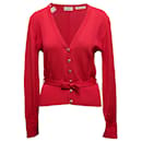 Vintage Red Valentino Boutique V-Neck Cardigan Size US M - Autre Marque