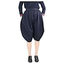 Blue balloon pleated culottes - size S - Comme Des Garcons
