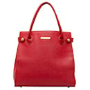 Burberry Red Leather Handbag