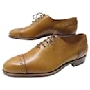 NEW BERLUTI SHOES 5 carnations 6.5 40.5 CAMEL SHOES LEATHER BROOFHOES - Berluti