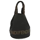 FENDI Hand Bag Canvas Black 2321 26526 098 Auth bs11262 - Fendi