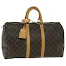 Louis Vuitton-Monogramm Keepall 45 Boston Bag M.41428 LV Auth ki4159
