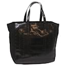 PRADA Hand Bag Nylon Leather Black Auth bs12637 - Prada